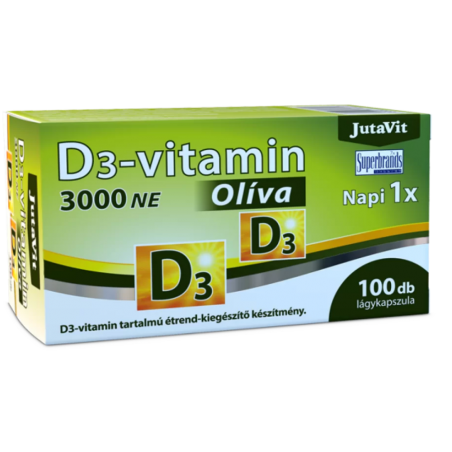 D3 Vitamiin Oliva 3000 TÜ 100 kapslit