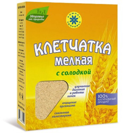 Dietary fibers of ground wheat grains with licorice 200g