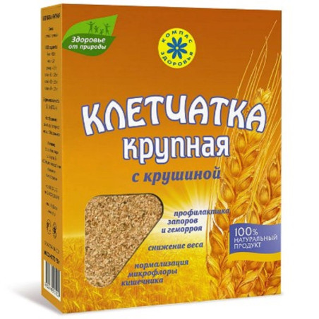 Dietary fibers of ground wheat grains with buckthorn bark 150g