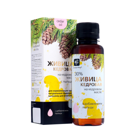 Cedar oleoresin with cedar oil and pollen 100 ml