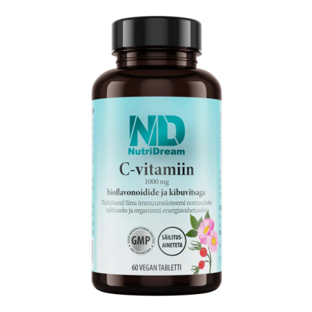 Vitamin C 1000 mg with bioflavonoids and rosehip 60 tbl