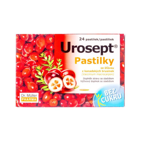 Dr.Müller Urosept - Sugar Free lozenges, 24 pcs.