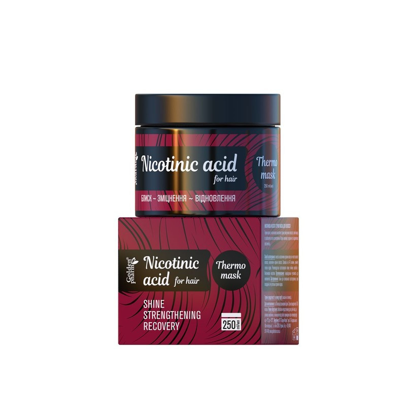 Nicotinic acid thermo hair mask for growth and strength, 250 ml Nicotinic acid thermo hair mask for growth and strength, 250 ml