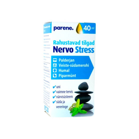Успокаивающие капли для нервной системы Nervo Stress, 40 мл — мягкая поддержка в напряжённые дни