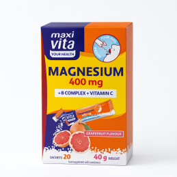 Maxi Vita Magnesium 400 mg + B-complex + Vitamin C