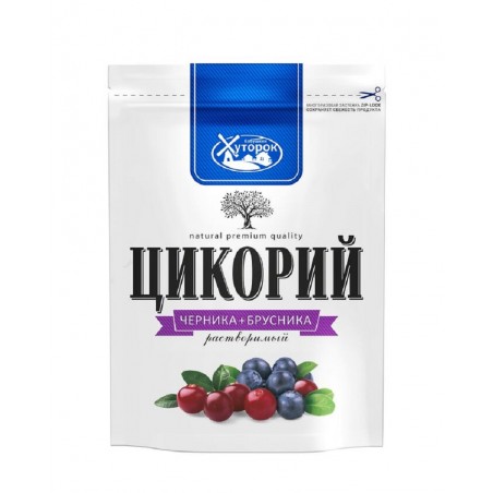 INSTANT DRINK OF CHICORY, BILBERRIES AND LINGONBERRIES 100g