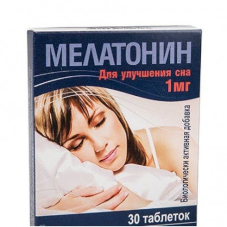 Мелатонин 1 мг, 30 таблеток