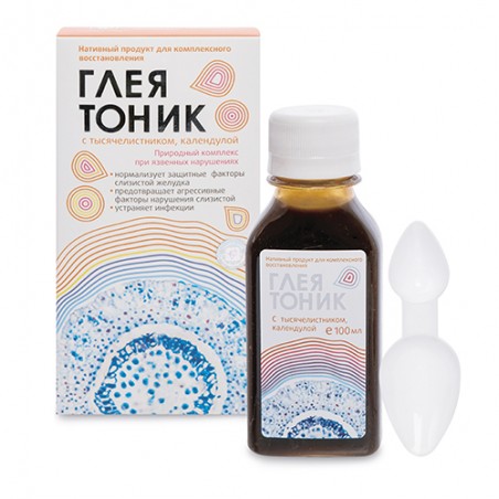 Gleatonik with iron grass and calendula, 100 ml, drink concentrate.